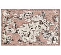 Aster By Suardi Lot de 2 Tapis de Sol Tapis de Salle de Séjour Antidérapant pour Chambre 65 x 110 cm Rose