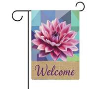 Aster Flower All Season Rustic Harvest Drapeau 30X45Cm Drapeaux Durable Éclatantes Drapeau De Cour Pour Extérieure Ferme Porte