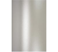 Aster Metallic Silver Pearlescent Paper 120 G A4 210 X 297 Mm Pearlescent Pearl Paper High Quality Decorative Paper For Christmas,Weddings,Birthdays Greeting Cards Decorations