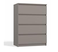 ASTER T4 | Commode chambre-bureau-salon 95.5x70x40 - 4 tiroirs gris
