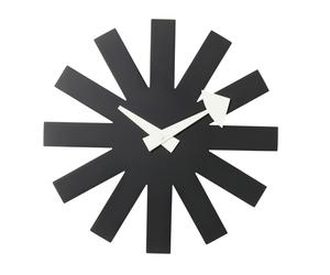 Asterisk Clock Horloge Murale - noir Vitra - 4055737006159