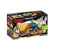 Playmobil 71266 Astérix : Hutte d'Ordralfabetix, Le poissonnier Ordralfabétix et sa Femme Iélosubmarine , Jouets pour Enfants à partir de 5 Ans
