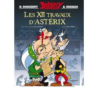 Astérix - Album illustré - Les 12 travaux d'Astérix (Hors collection) - René Goscinny - Hachette Asterix - cartonné - Bande dessinée