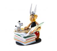 Asterix - Asterix Est Assis Sur Une Pile De Livres - Nouvelle Édition