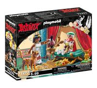 Playmobil Set de jeu 71270 Astérix César et Cléopâtre – 2 pers., léopard, chaise longue – Dès 5 ans
