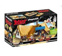 Playmobil 71266 Astérix : Hutte d'Ordralfabetix, Le poissonnier Ordralfabétix et sa Femme Iélosubmarine , Jouets pour Enfants à partir de 5 Ans