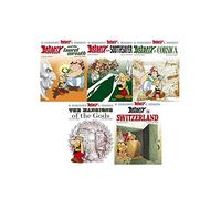 Astérix le Gaulois Série 4 Collection 5 Livres (16-20) (Astérix en Suisse, Les Demeures des Dieux, Astérix et la Couronne de Laurier, Astérix et le Devin, Astérix en Corse)