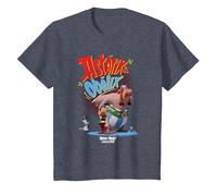 Asterix & Obelix & Idefix Together T-Shirt, Enfant, Bleu Chiné, 3 Ans