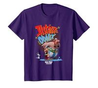 Asterix & Obelix & Idefix Together T-Shirt, Enfant, Violet, 6 Ans