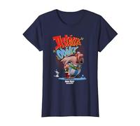Asterix & Obelix & Idefix Together T-Shirt, Femme, Bleu Marine, XL