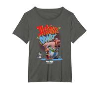 Asterix & Obelix & Idefix Together T-Shirt, Femme Grandes Tailles, Asphalte, 5X