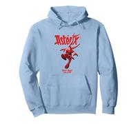 Asterix & Obelix Red Leap Sweat à Capuche, Unisexe pour Adultes, Bleu poudré, M
