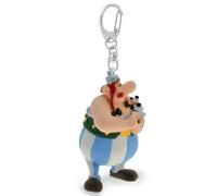 Asterix porte-clés Obelix tenant Idéfix 7 cm keychain figurine 604022