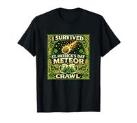 Asteroid 2026 St Patrick Day Joke St Paddy Day Apocalypses T-Shirt
