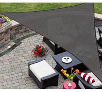 AsterOutdoor Voile d'ombrage Triangulaire 40,6 x 40,6 x 57 m, Anti-UV pour terrasse, Jardin, pelouse, activités de Plein air, Graphite