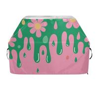Asthetic Art Housse de barbecue colorée 165 cm imperméable et résistante aux déchirures et à la décoloration avec cordon de serrage réglable pour protéger de la poussière et du vent
