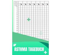 Asthma Tagebuch: Peak-Flow kontrollieren, 6×9 Zoll (15,24×22,86cm) und 130 Seiten