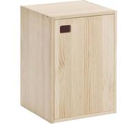 ASTIGARRAGA 75281 Meuble DINAMIC 1 Porte, Module Vertical pin Massif, Bois, Neutre, 36,200000000000003 x 33 x 70,8 cm