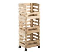 ASTIGARRAGA Caisse de rangement sur roulettes Evolution par 3