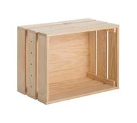 Calicosy Caisse modulable Home Box XL Bois clair 51,2 x 38,4 x 28 cm
