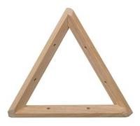 Astigarraga - Equerre triangle en pin brut 20 cm Brut G