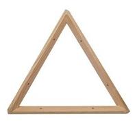 Astigarraga - Equerre triangle en pin brut 30 cm Brut G