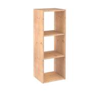 Etagère 3 cases bois 105.4cm Astigarraga dinamic-3 bois G
