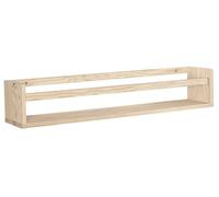 - Etagère avec barre centrale en pin Kit Line 80 cm
