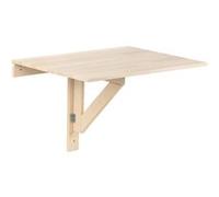 Astigarraga - Table murale pliable en pin massif - Marron
