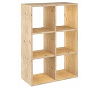 Astigarraga Étagère de rangement 6 casiers 105 x 70,8 x 33 cm