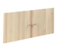 Astigarraga - Kit de portes en pin massif pour étagères Gala Pour étagères Gala de 79.6 cm de large beige G