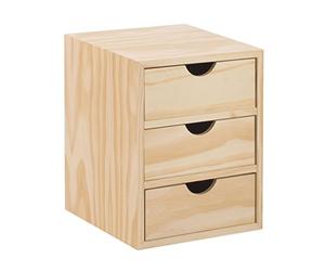 ASTIGARRAGA KIT LINE Astigarraga BLP31099 Commode 3 x 1 placage pin, Bois, 36,2 x 33 x 70,8 cm