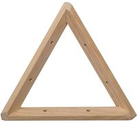 ASTIGARRAGA KIT LINE Equerre Triangle en pin Brut (Lot de 2)