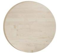 Astigarraga - Plateau rond en pin 75 cm Épaisseur 3,5 cm Brut G
