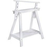 Astigarraga - Tréteau architecte en bois peint Blanc G
