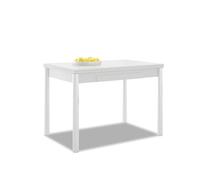 ASTIMESA - Table de Cuisine Extensible - Structure Blanche et Couvercle stratifié - Couleur Blanche - Idéale pour Les Petits espaces - Dimensions : 90 x 50 cm - Extensible : 140 x 50 cm