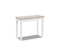 ASTIMESA Table de Cuisine Type Livre sans tiroir et Couvercle en Bois laminé, Amundsen, 80 x 40 cm a 80 x 80 cm