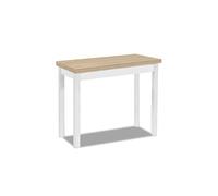 ASTIMESA Table de Cuisine Type Livre sans tiroir et Plateau en Bois stratifié, chêne raw 80 x 40 cm à 80 x 80 cm