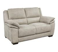 ASTIO - Canapé Fixe 2 Places Tissu Majestic Beige - BAUWENS Beige G