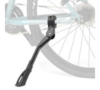 Astis Béquille de vélo de 24 à 29 Pouces, réglable en Hauteur, Support de vélo Universel béquille latérale de vélo en Alliage d'aluminium pour vélos de Ville,vélos électriques, VTT Noir