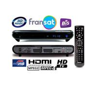 Aston Diva HD Premium Wifi intégré - Décodeur Satellite Numérique TNT HD FRANSAT USB PVR avec carte Viaccess Fransat