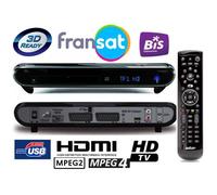 Aston Diva HD Premium Wifi intégré - Décodeur Satellite Numérique TNT HD FRANSAT USB PVR avec carte Viaccess Fransat sur Atlantic Bird 3