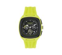 Aston Martin Aramco Formula One™ Team Montre à affichage analogique 'Ovr W' citron vert / noir, Taille One Size
