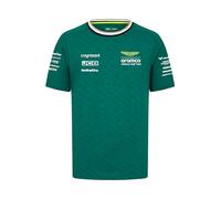 Aston Martin F1 2024 Fernando Alonso Team Tshirt pour Hommes - Vert - Taille: L