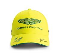 Aston Martin – Casquette F1 2025 Équipe Fernando Alonso – Citron vert – Taille unique
