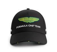 Aston Martin F1 2025 Casquette Équipe Lance Stroll Noir - Taille Unique