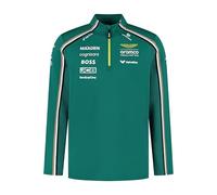 Aston Martin F1 2025 Homme 1/4 Zip Équipe Vert - Taille: XXL
