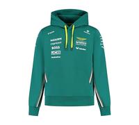 Aston Martin F1 2025 Homme Sweat à Capuche Pilote Vert