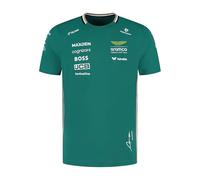 Aston Martin F1 2025 Homme T-Shirt Équipe Fernando Alonso Vert - Taille: 3XL