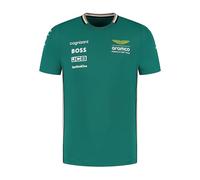 Aston Martin F1 2025 Homme T-Shirt Équipe Vert - Taille: L